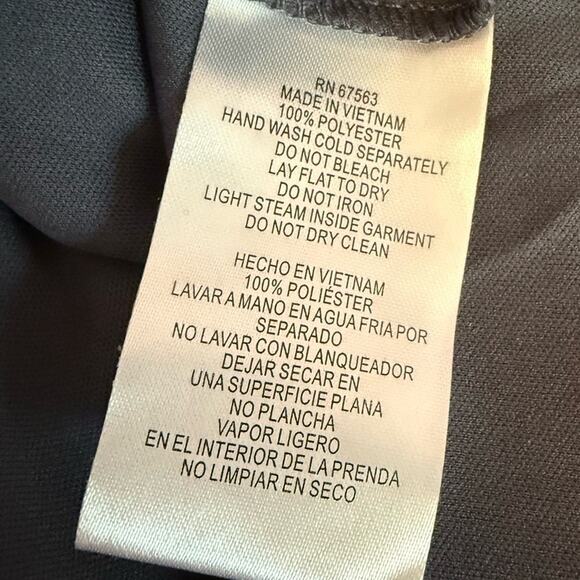 S. L. Fashions Women’s Embellished Short Sleeve Evening Gown Smoke Sz 8 NWT - Picture 8 of 10